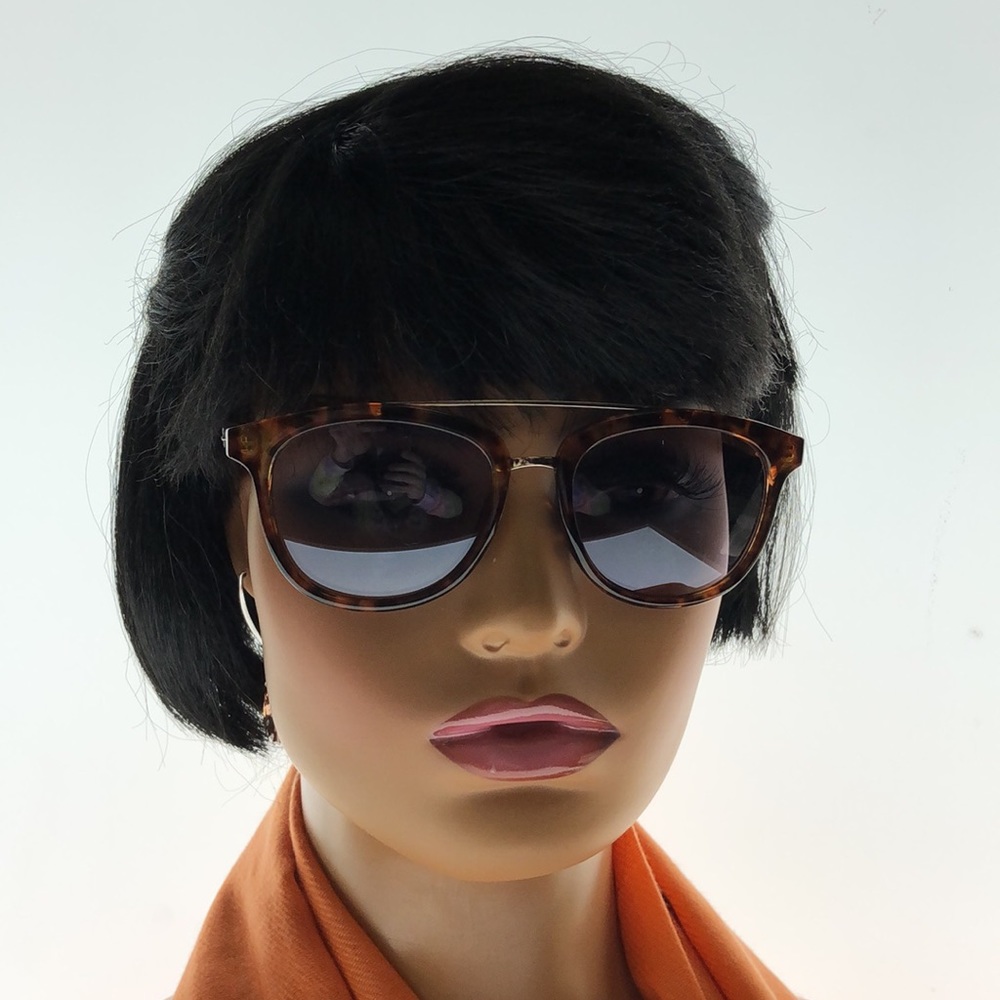 Oleg Cassini Round Tortoise Shell Cat Eye Frame T… - image 5